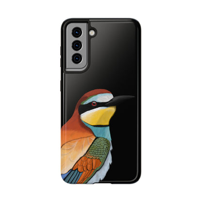 Bee Eater Bird Art Tough Phone Case Black