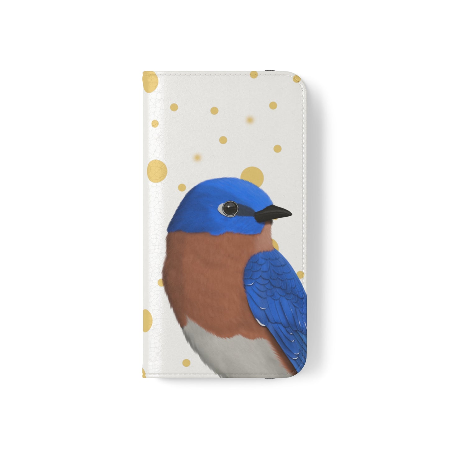 Bluebird Bird Art Phone Flip Case