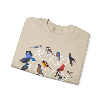 Bird Nerd Blue Jay Cardinal Hummingbird Robin Oriole Birdlover Sweatshirt