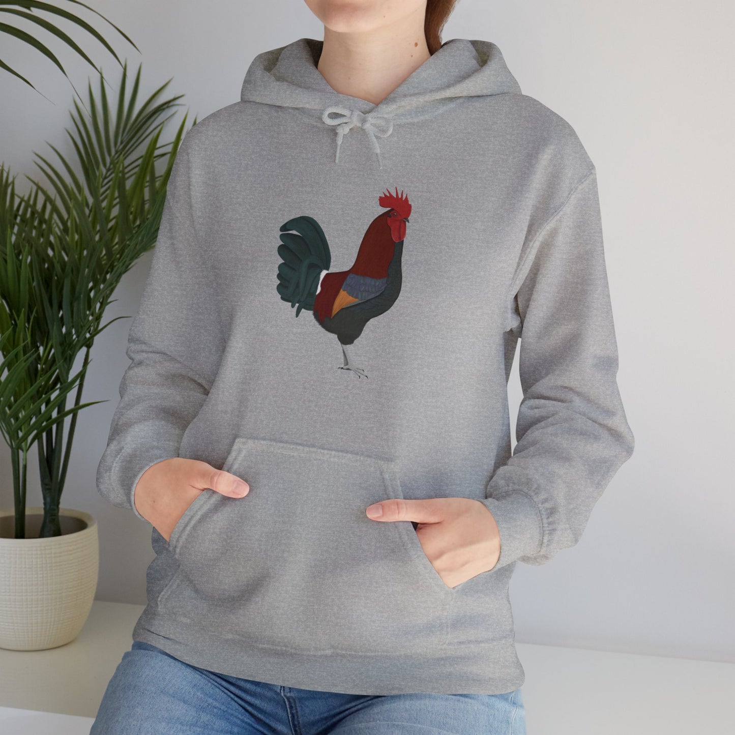 Rooster Bird Birdwatching Birder Hoodie