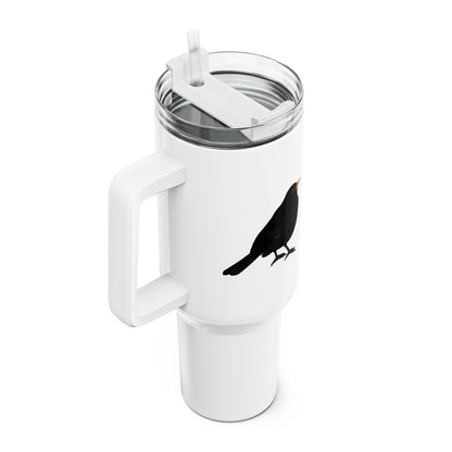 Amsel Thermo-Tumbler 40oz (1,2L) – Edelstahl Isolierbecher für Vogelbeobachter
