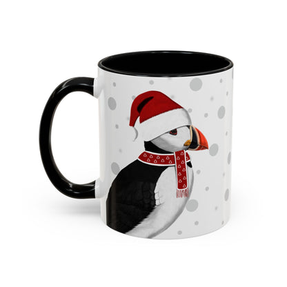 Puffin Christmas Bird Coffee Mug