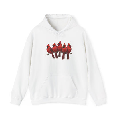 Cardinals Hoodie Bird Lover & Bird Watcher | Unisex Sweater | Gift for Bird Lovers