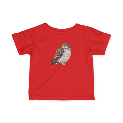 Süßes Eulen Vogel Tiermotiv T-Shirt für Babys und Kleinkinder