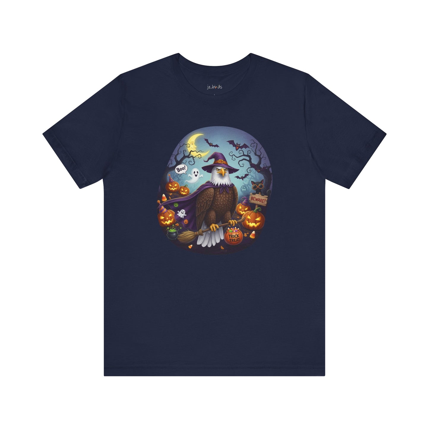 Bald Eagle Halloween Bird T-Shirt - Spooky Halloween Costume for Bird Lovers