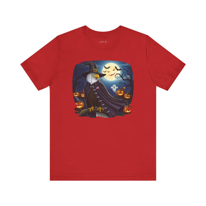 Bald Eagle Halloween Bird T-Shirt - Spooky Full Moon Halloween Costume for Bird Lovers