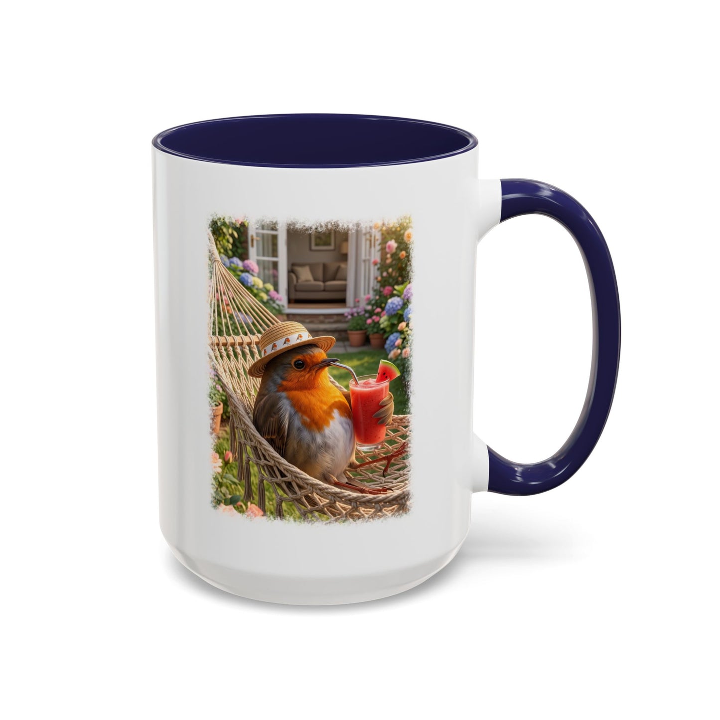 Robin Rosi Hammock and Smoothie Mug for Bird Lovers