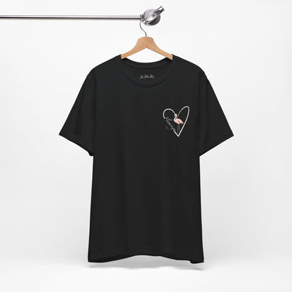 Flamingo Heart Birdwatcher Bird T-Shirt