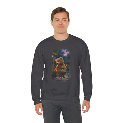 Robin Rosi Giant Teddy Bear Premium Sweatshirt for Bird Lovers