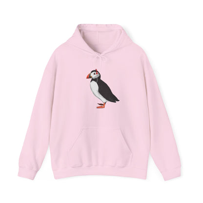 Puffin with Music Headphones Bird Birdwatching Birdlover Hoodie