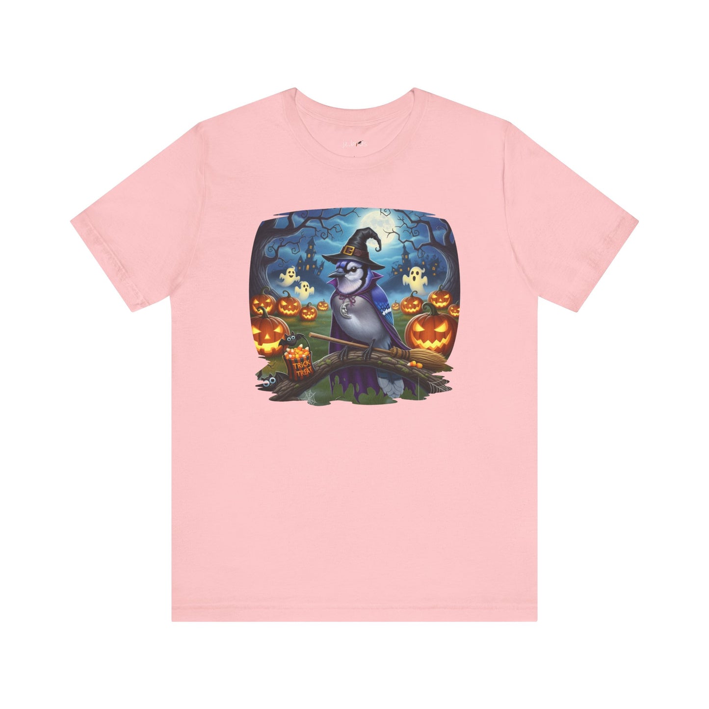 Blue Jay Halloween Bird T-Shirt - Spooky Halloween Costume for Bird Lovers