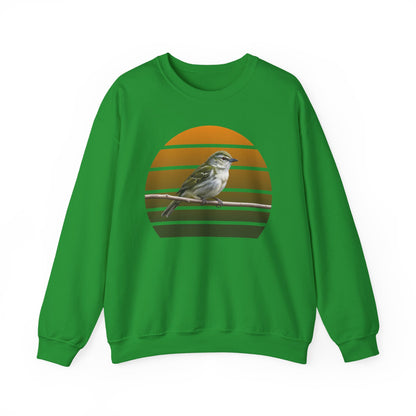 Red-Eyed Vireo Sweatshirt | Songbird Crewneck | Unique Birder Gift | Unisex Wildlife Pullover
