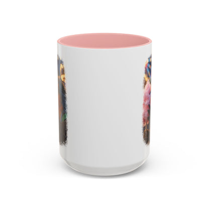 Robin Rosi Pink Cotton Candy Premium Mug for Bird Lovers