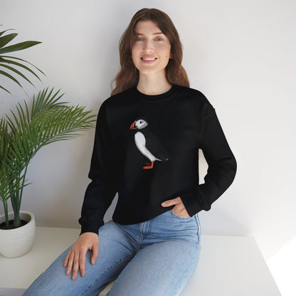 Puffin Bird Watcher Biologist Crewneck Sweatshirt