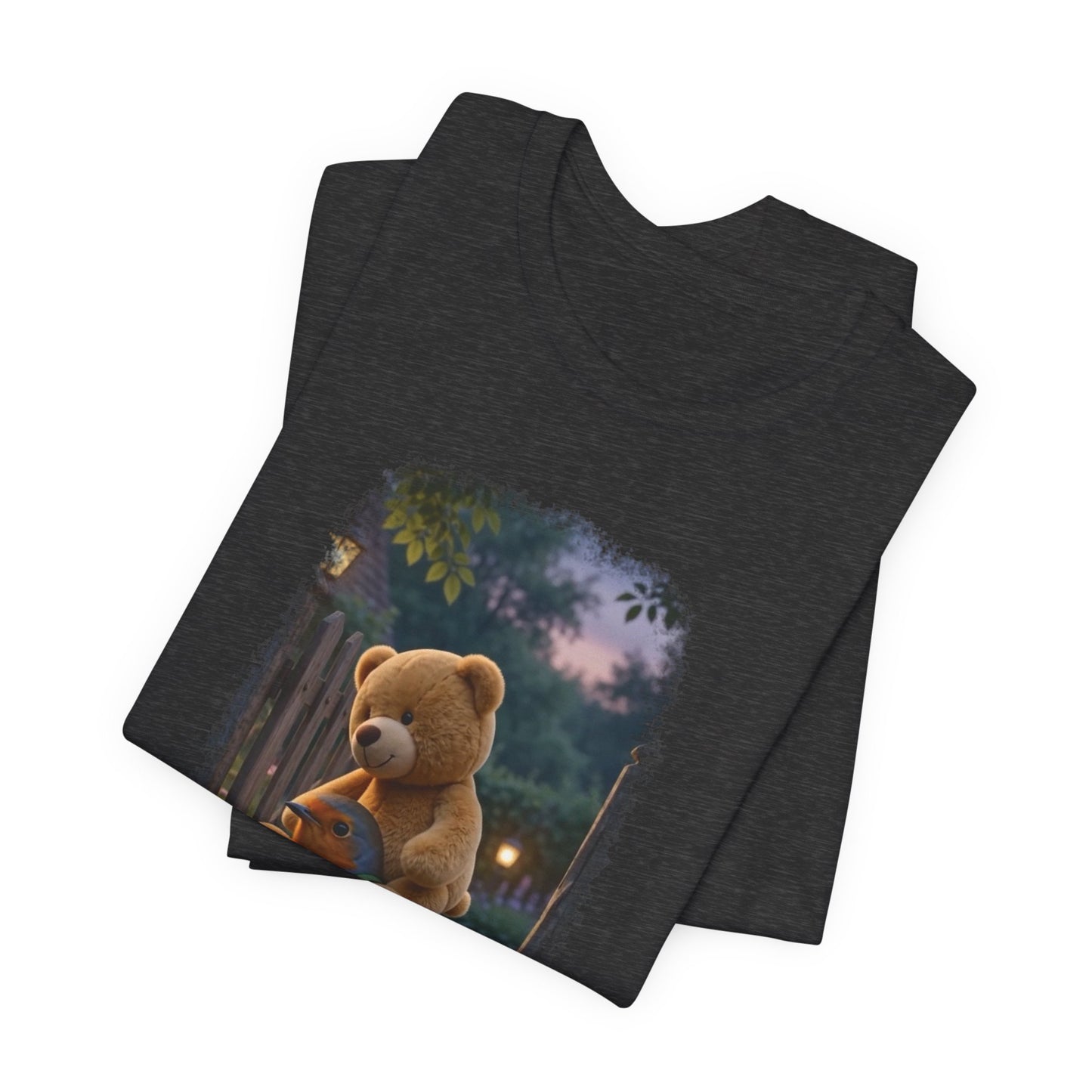 Robin Rosi Giant Teddy Bear Premium T-Shirt for Bird Lovers