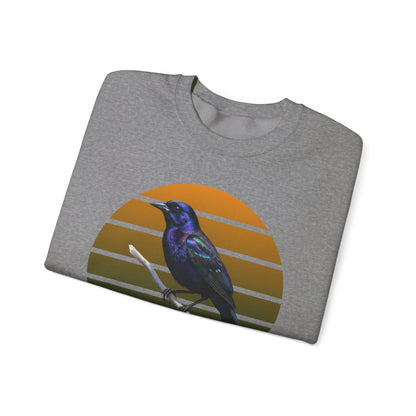 Grackle Sweatshirt | Common Grackle Birder Gift | Great-Tailed Bird Lover Crewneck