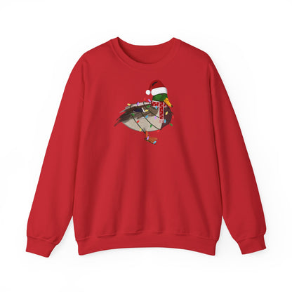 Ente Weihnachts-Sweatshirt | Unisex Vogel Sweater für Vogelfreunde & Vogelbeobachter