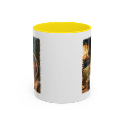 Robin Rosi Reading a Book Mug for Bird Lovers