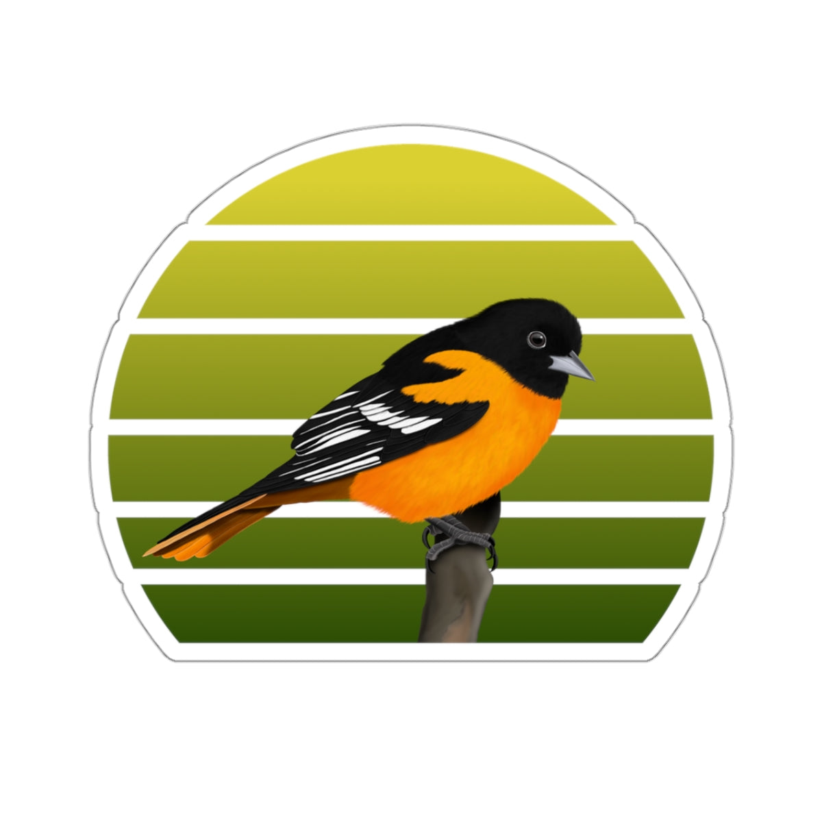 Baltimore Oriole Bird Sticker