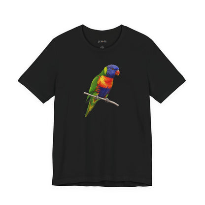Rainbow Lorikeet T-Shirt | Unisex Bird Lover Tee | Wildlife Birder Gift