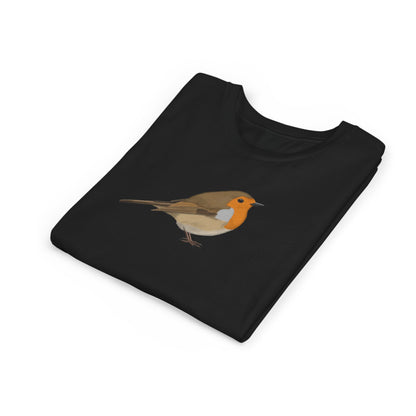 European Robin Birding & Birdwatching Bird Youth T-Shirt