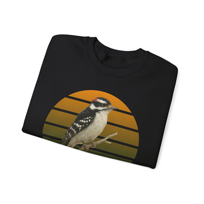 Downy Woodpecker Bird Lover & Bird Watching Bird Sweatshirt