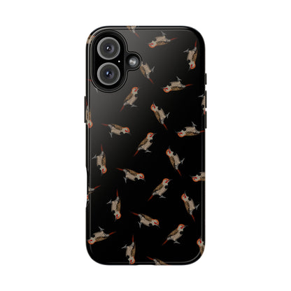 Northern Flicker iPhone Case Black – Premium Tough Phone Cover for Bird Lovers