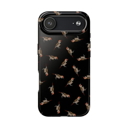 Northern Flicker iPhone Case Black – Premium Tough Phone Cover for Bird Lovers