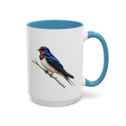 ツバメの陶器製コーヒーマグ – バードウォッチャーへのカスタムギフト