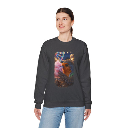 Robin Rosi Pink Cotton Candy Premium Sweatshirt for Bird Lovers