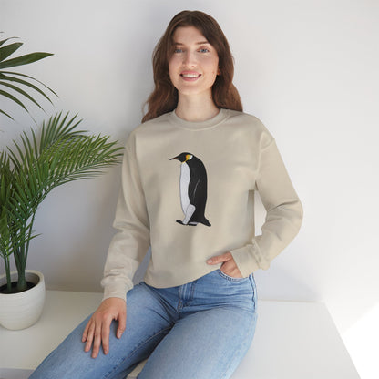 Emperor Penguin Bird Watcher Biologist Crewneck Sweatshirt