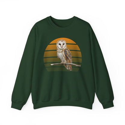 Barn Owl Sweatshirt | Bird Watcher Crewneck | Unisex Songbird Gift for Bird Lovers