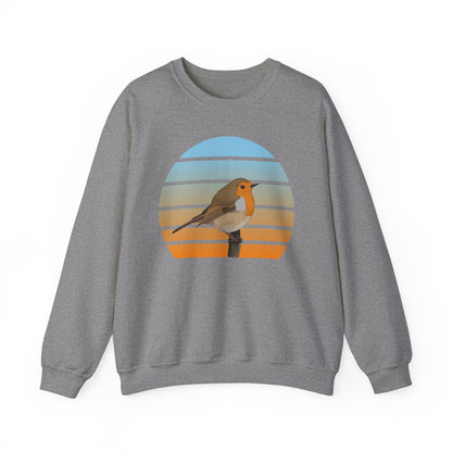 European Robin Birdlover Ornithologist Bird Sweatshirt