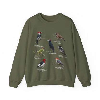 Woodpecker Sweatshirt – Animal Lover Gift and Avian Enthusiast style