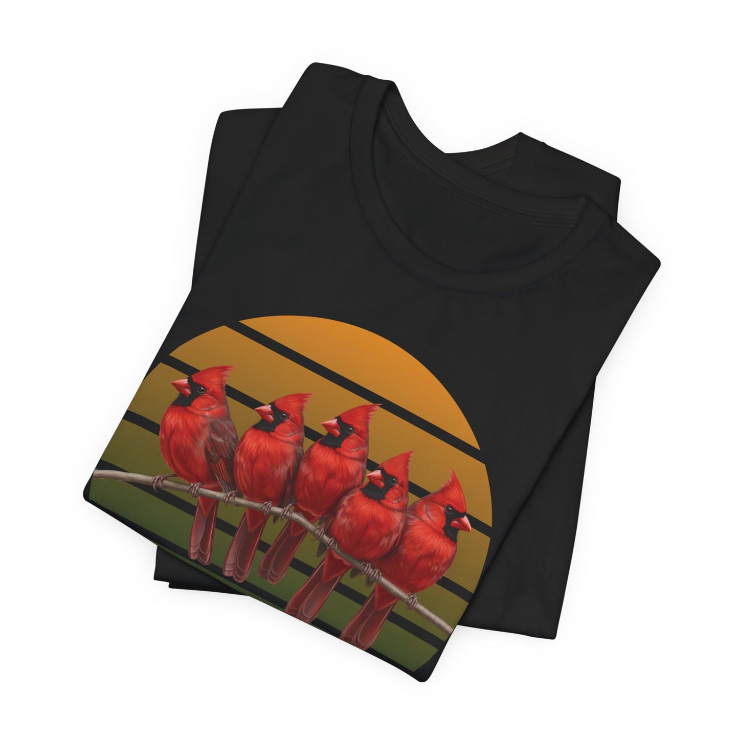 Cardinal Premium T-Shirt | Unique Birdwatcher & Birder Gift by jz.birds