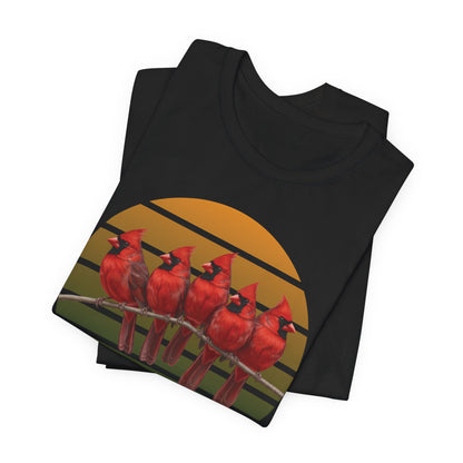 Cardinal Premium T-Shirt | Unique Birdwatcher & Birder Gift by jz.birds