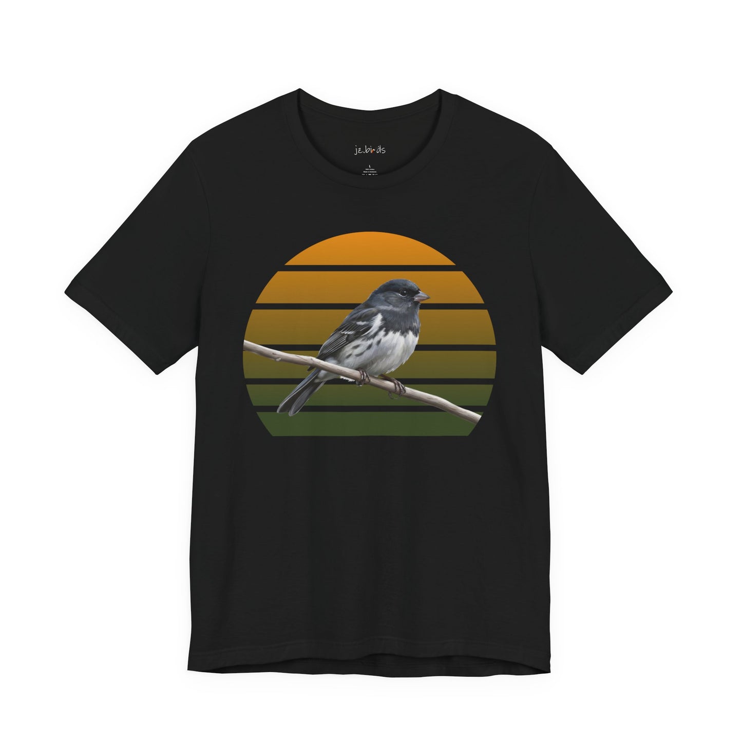 Dark-Eyed Junco T-Shirt | Unisex Retail Fit Bird Lover Tee | Wildlife Birder Gift