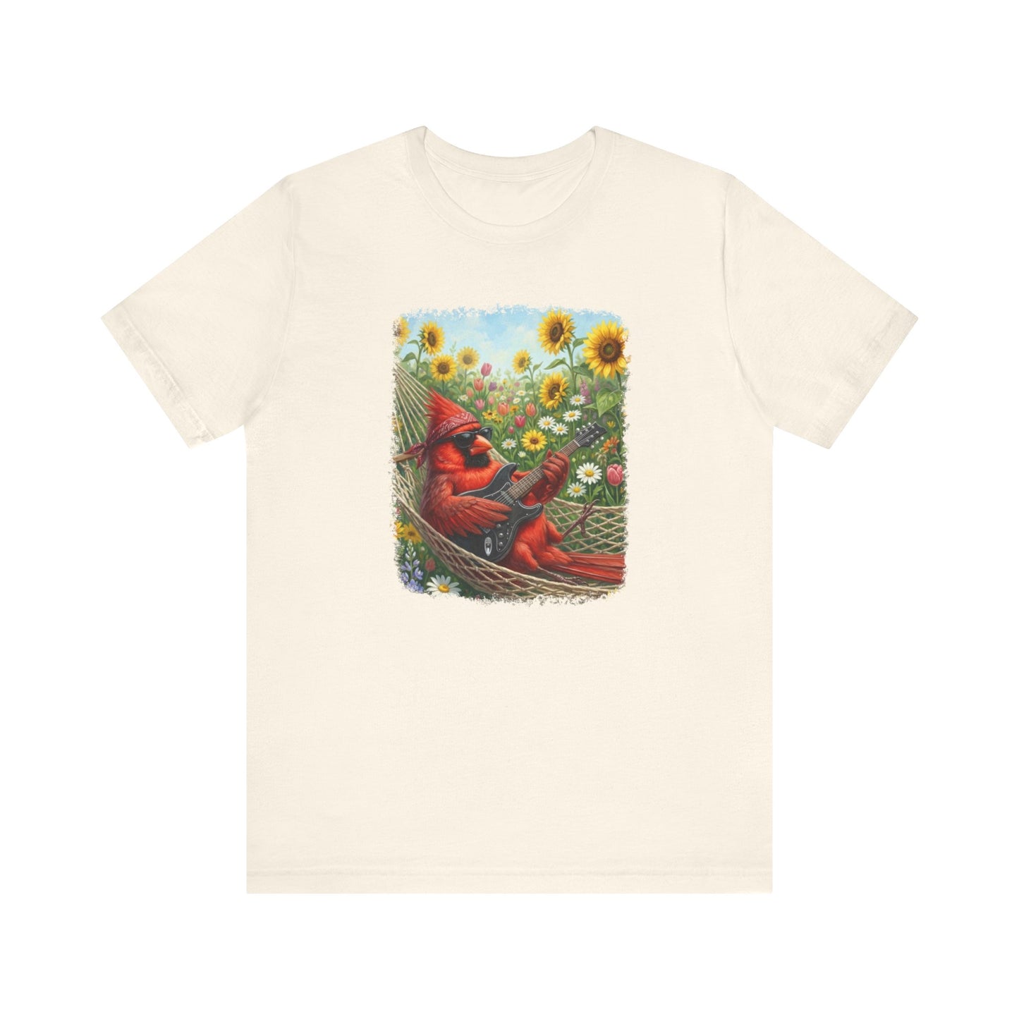 Cardinal Hammock Chillout – Premium Unisex Bird Lovers T-Shirt