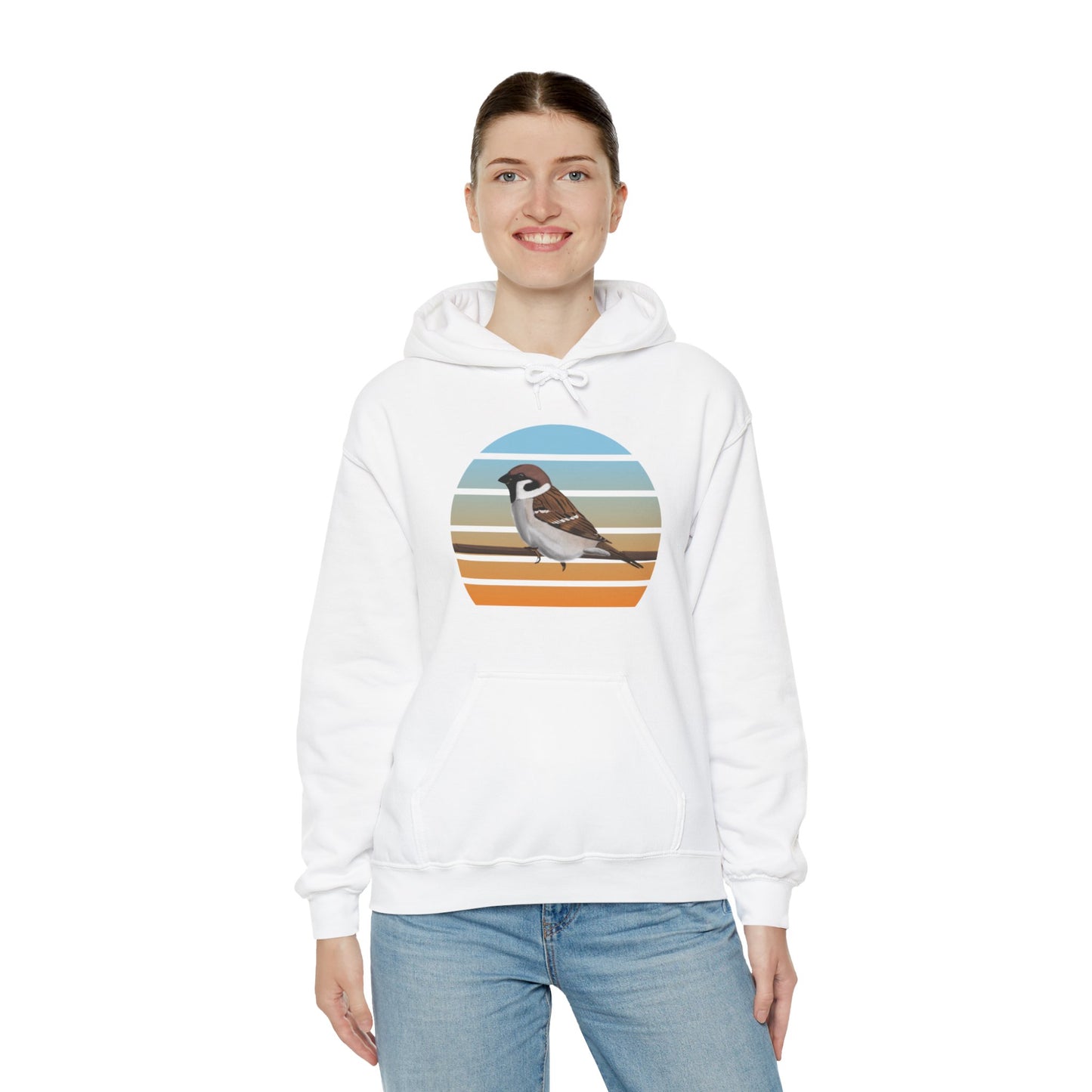 Tree Sparrow Bird Hoodie