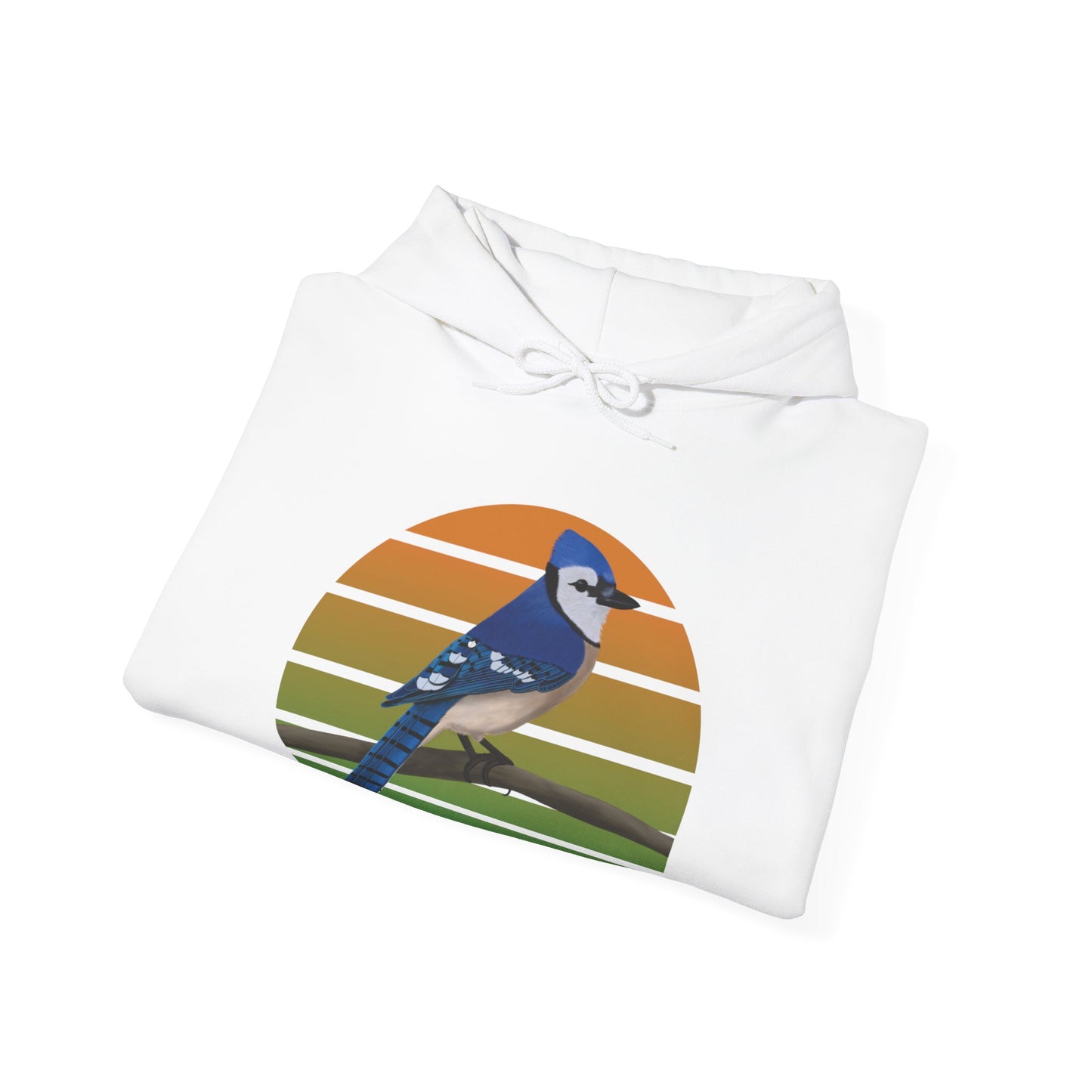 Blue Jay Bird Hoodie