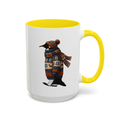 ペンギンの陶器製バードコーヒーマグ – バードウォッチャーへのカスタムギフト