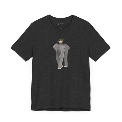 Elephant with Mallard Duck Birds Birding & Birdwatching T-Shirt