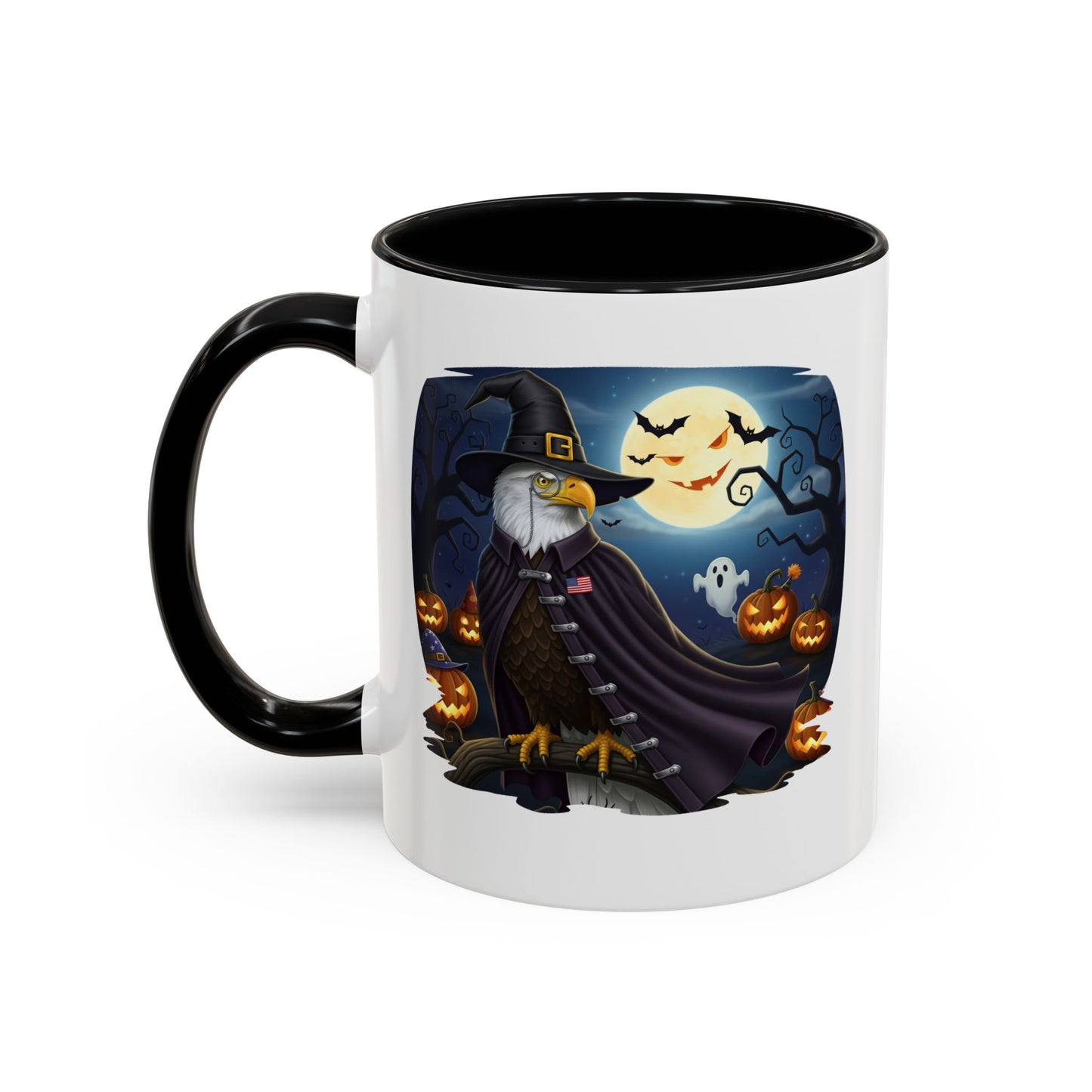 Bald Eagle Halloween Bird Mug - A Spooky & Funny Halloween Cup