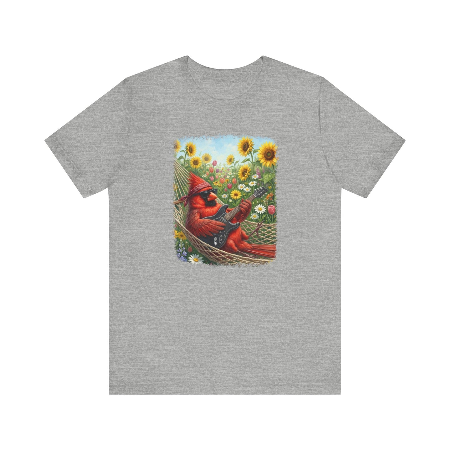 Cardinal Hammock Chillout – Premium Unisex Bird Lovers T-Shirt