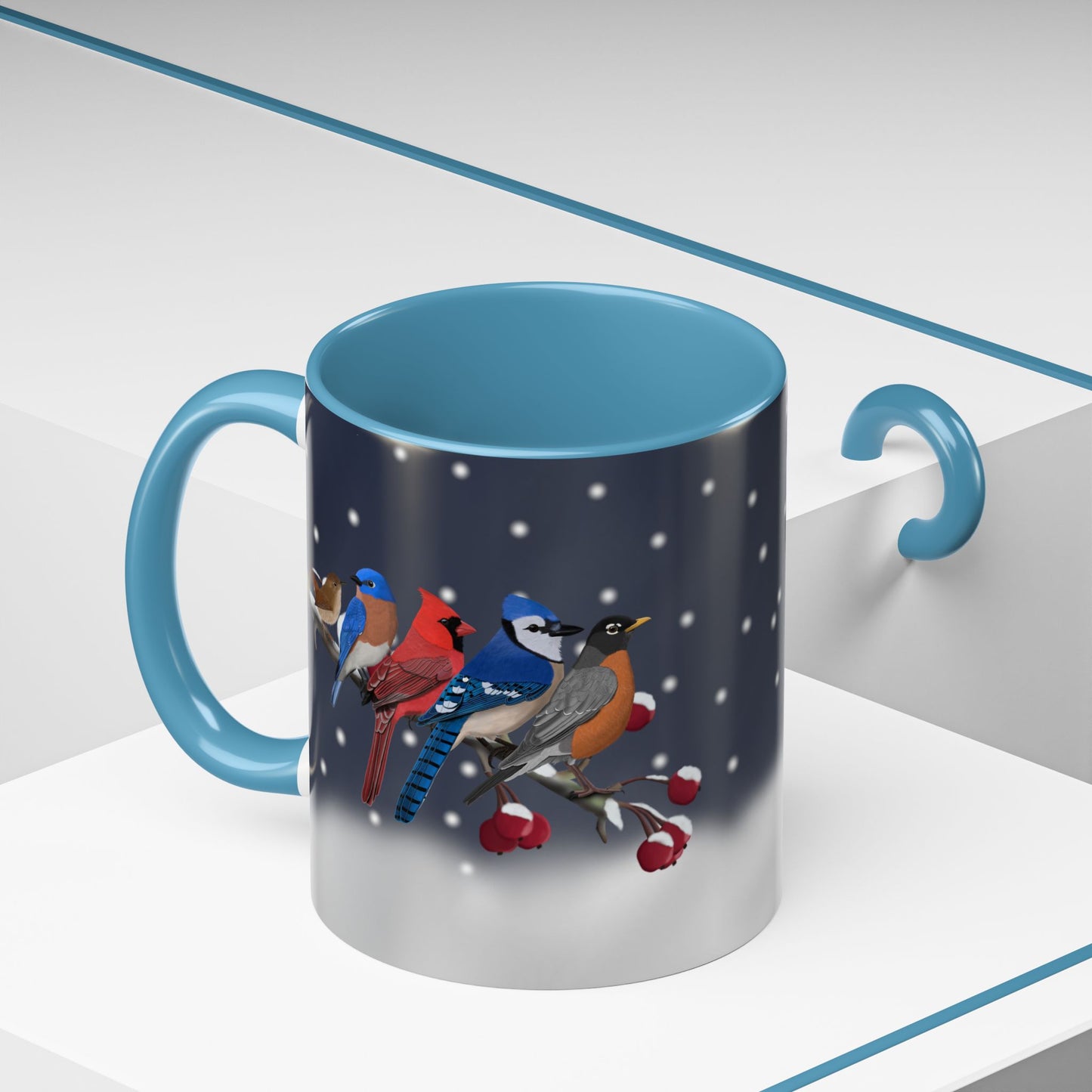 Backyard Birds Coffee Mug | Ceramic Christmas Gift for Bird Lovers