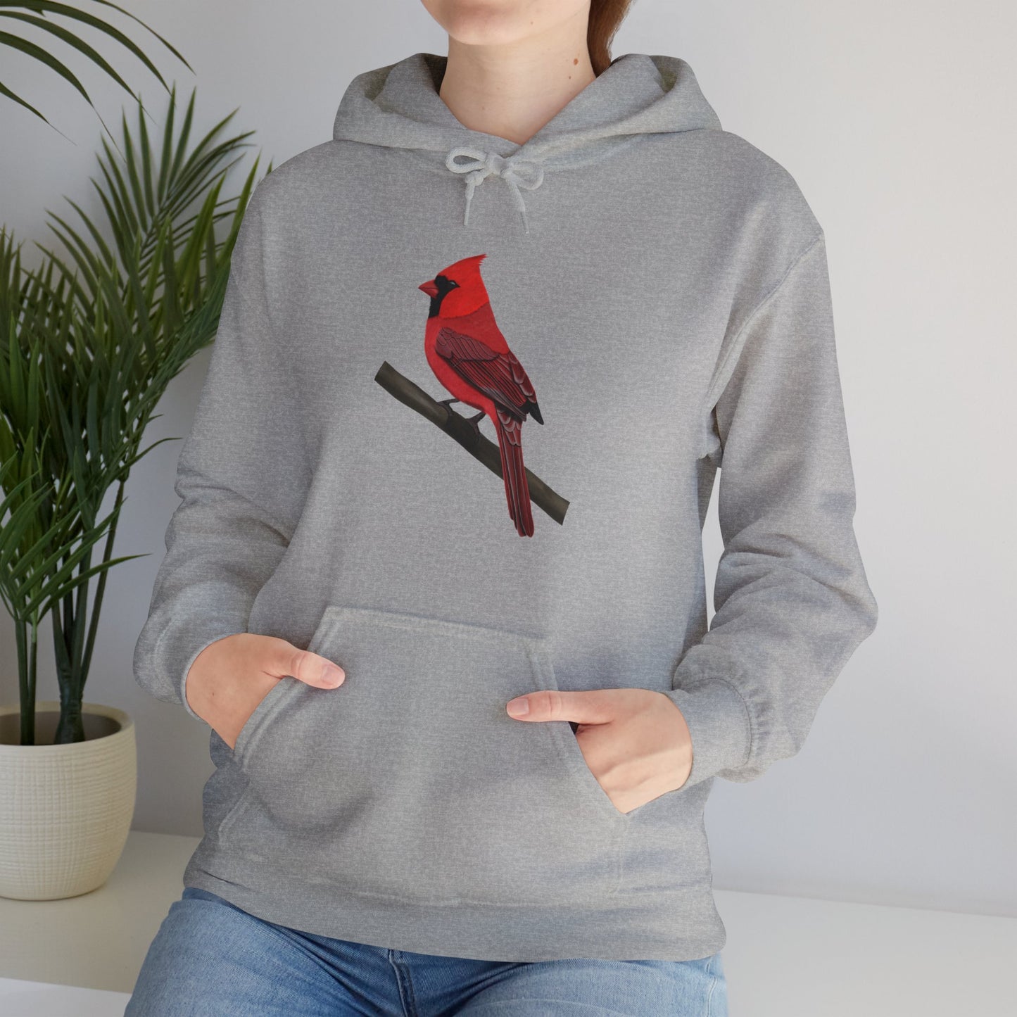 Cardinal Bird Birdwatching Birder Hoodie