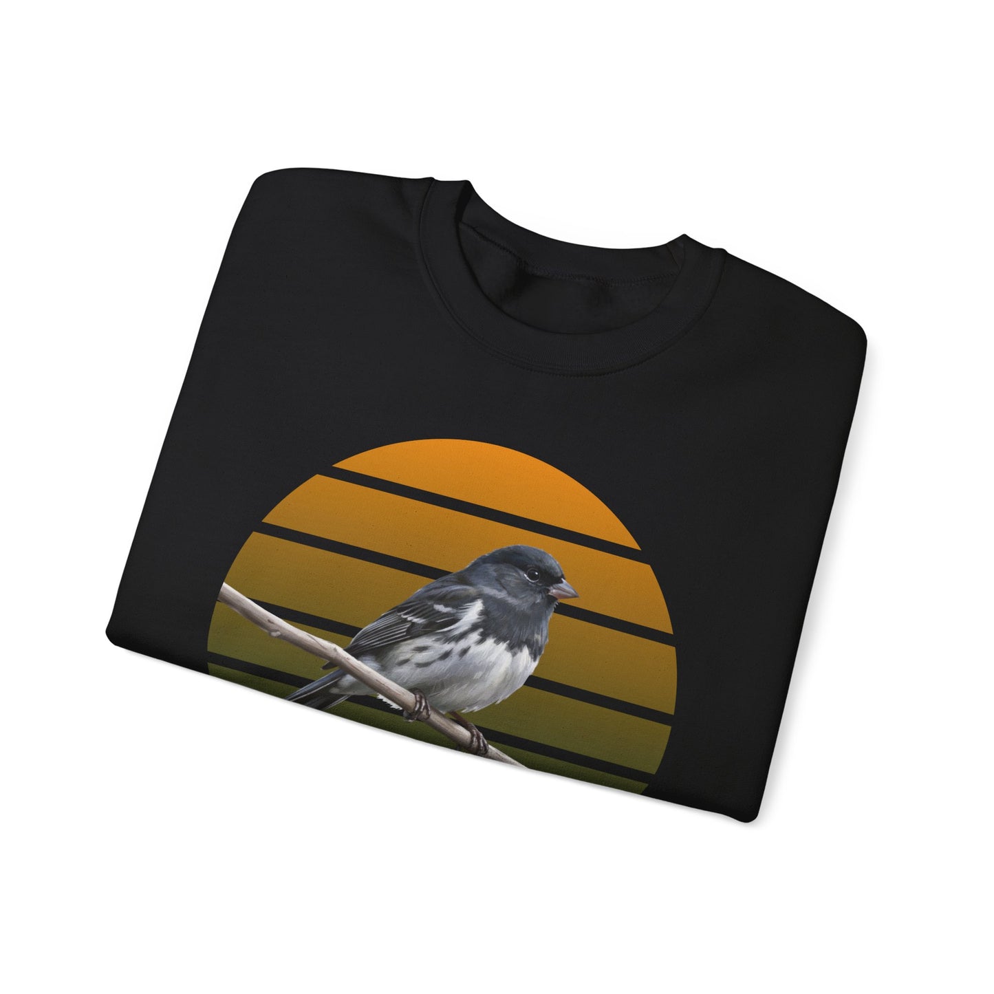 Dark-Eyed Junco Sweatshirt | Cozy Winter Birder Pullover | Snow Bird Crewneck Gift