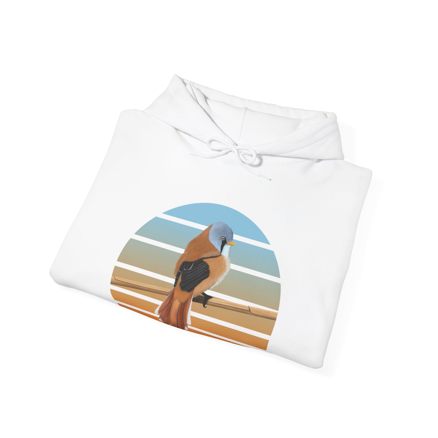 Bearded Reedling Bird Hoodie