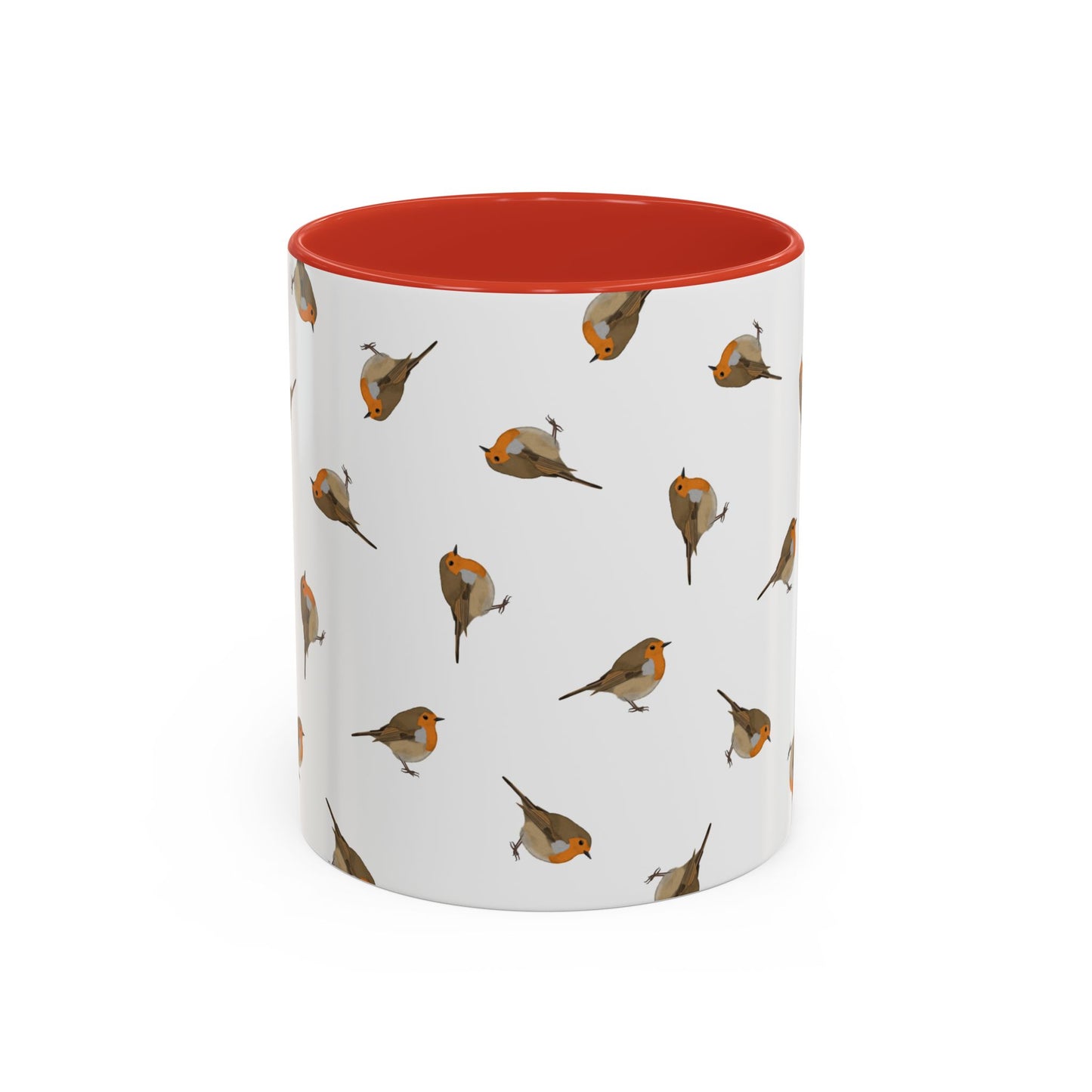 Rotkehlchen Tasse in Pink