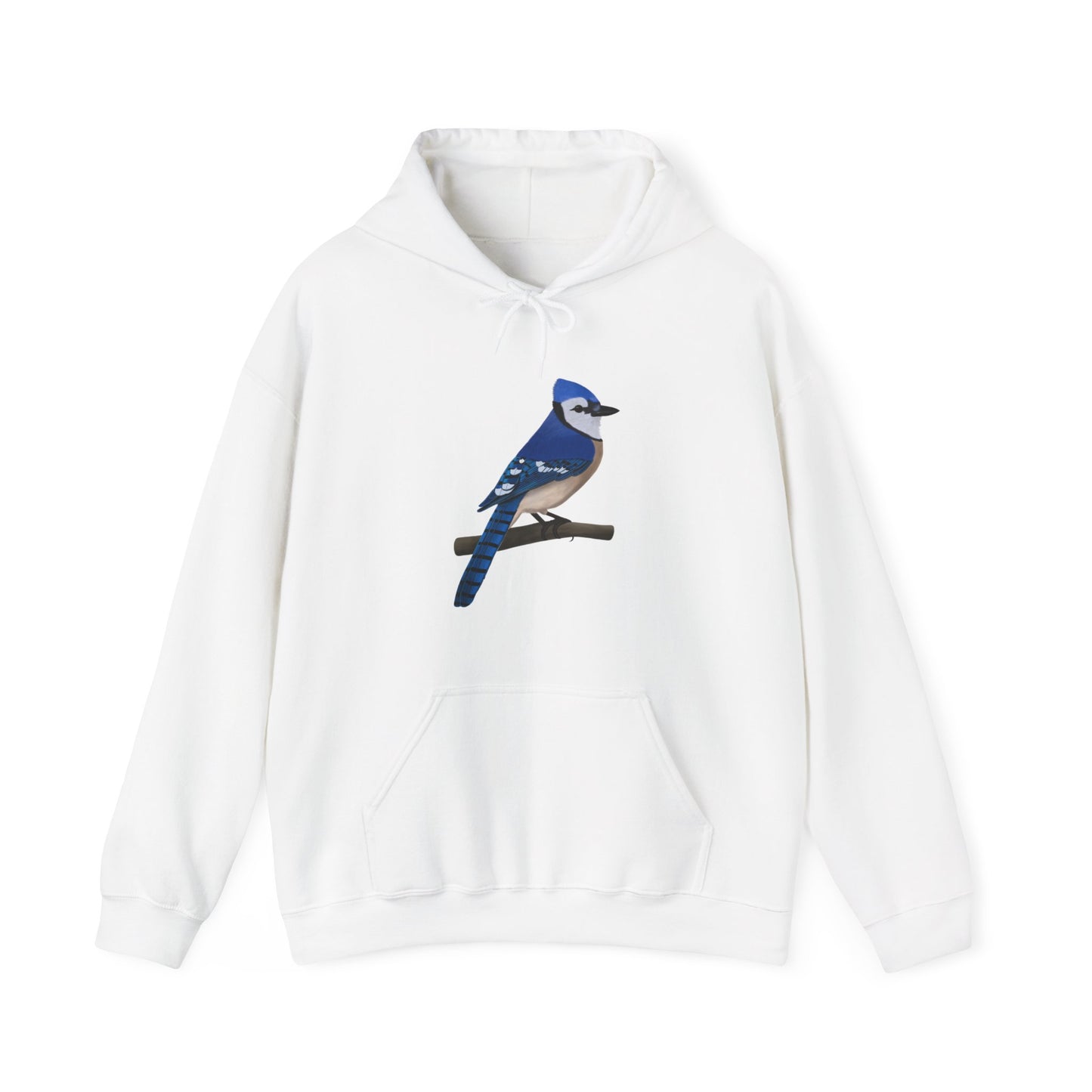 Blue Jay Bird Birdwatching Birder Hoodie